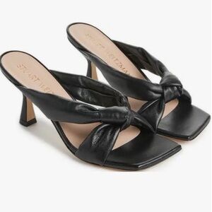 Stuart Weitzman Women's Playa Knot Square Toe Sandal size 6.5